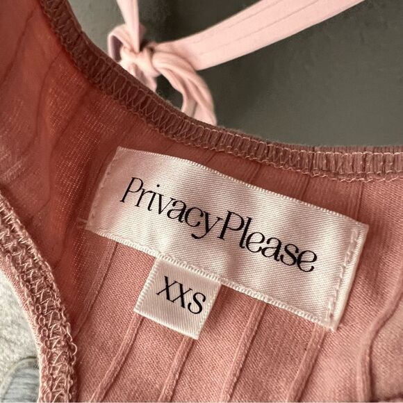 NWT Revolve x Privacy Please Richmond Bodysuit in Ballet Pink | Size XXS - Picture 11 of 11